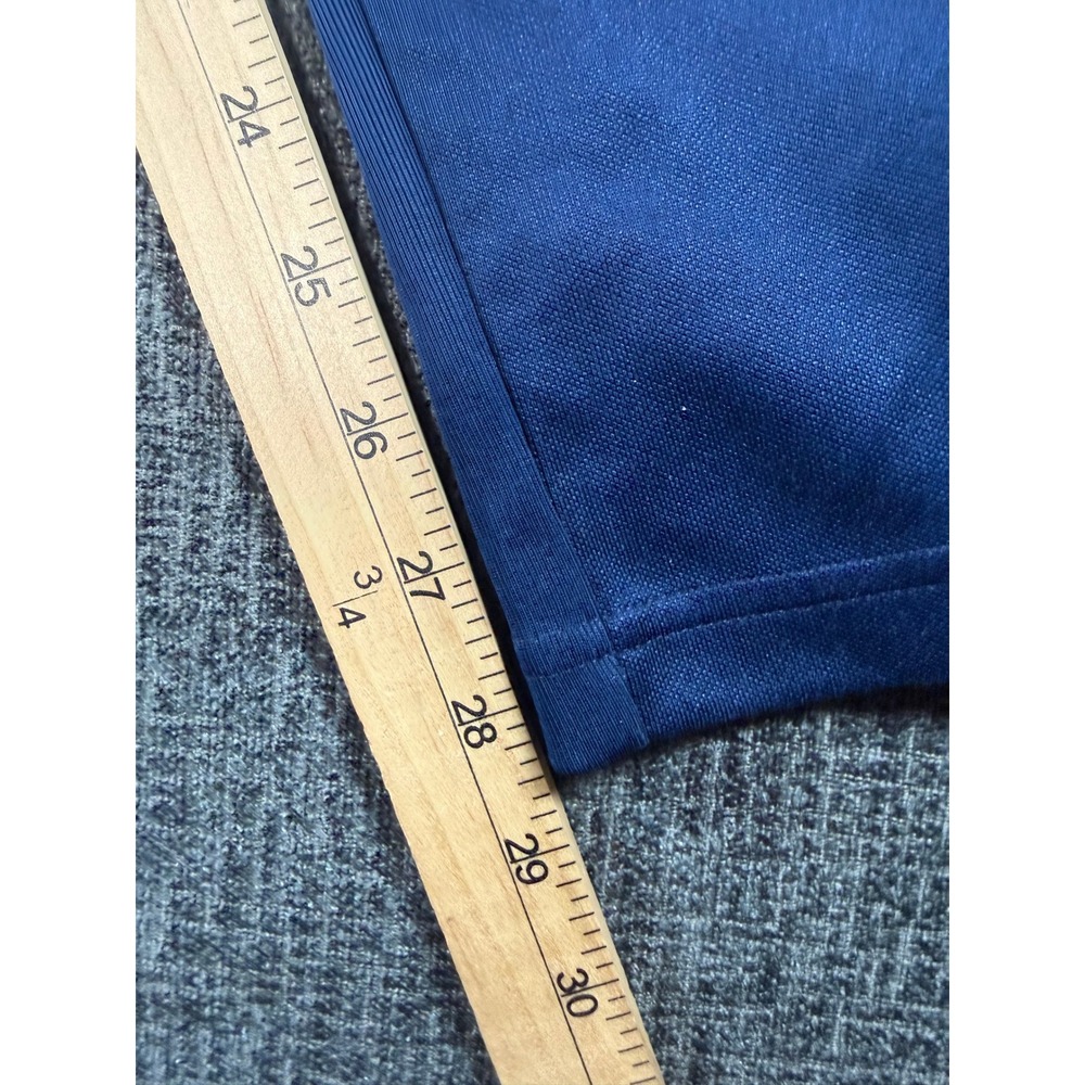 Adidas Mens Tiro Track Pants Navy Blue Light Blue Stripes Size Small Snag - Picture 8 of 10